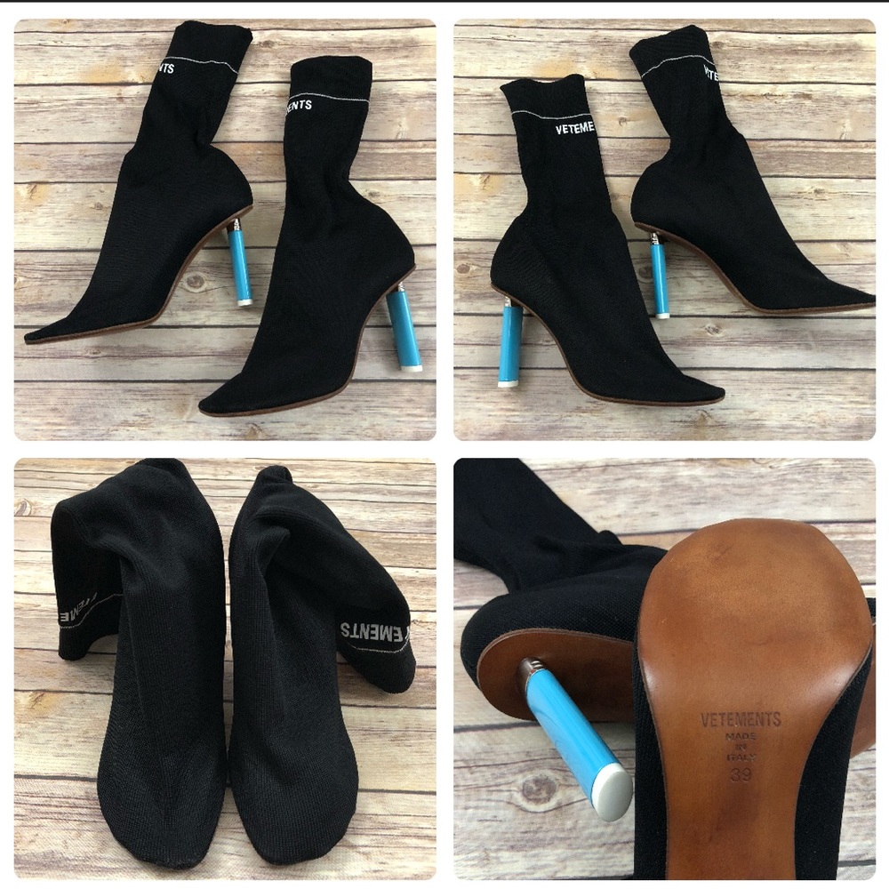 Vetements lighter heel sock boots, size 39 - Picture 5 of 8
